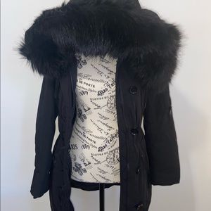 CALVIN KLEIN Black Performance Winter Coat